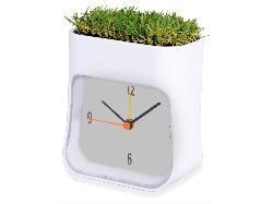 Часы настольные "Grass" 105422 с логотипом на заказ, фото