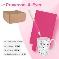 Набор подарочный PROVENCE-4-EVER: бизнес-блокнот, ручка, кружка, коробка, стружка оптом на заказ, фото