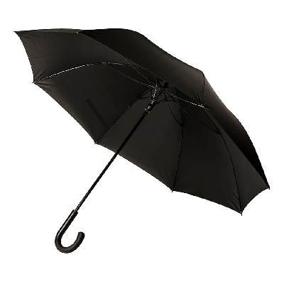 Зонт-трость CAMBRIDGE с ручкой soft-touch, полуавтомат 7438 с логотипом на заказ, фото