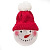 Шар новогодний "Snowman", диаметр 8 см. 27000 с логотипом, фото